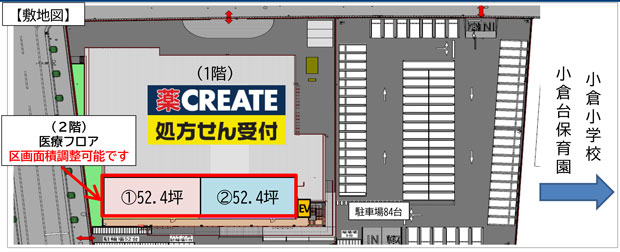 千葉市小倉台駅 医療モール