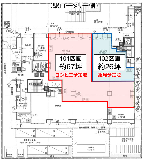 (仮) 越谷市蒲生茜町クリニックモール