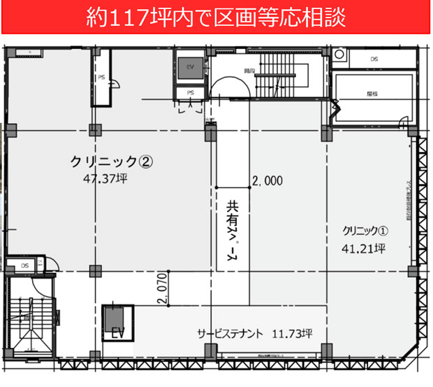 「厚木一番街」クリニックテナント物件