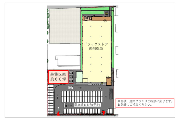 千葉県富里市御料 医療区画