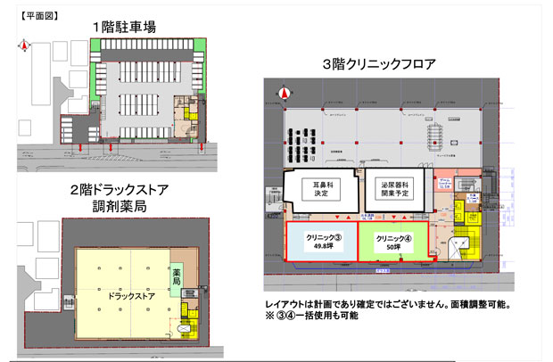 クリエイト厚木栄町 医療モール計画