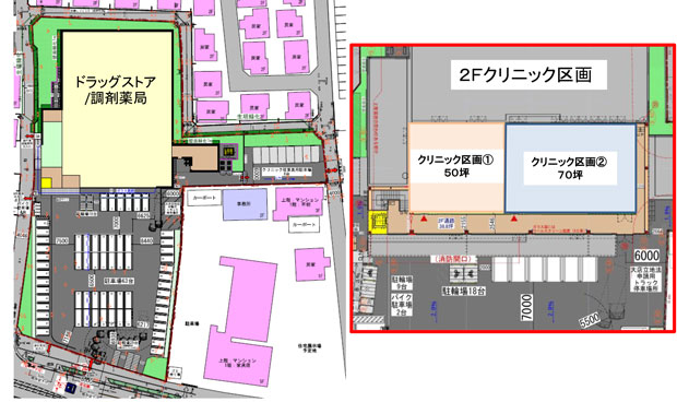 クリエイト平塚宮松店 医療モール