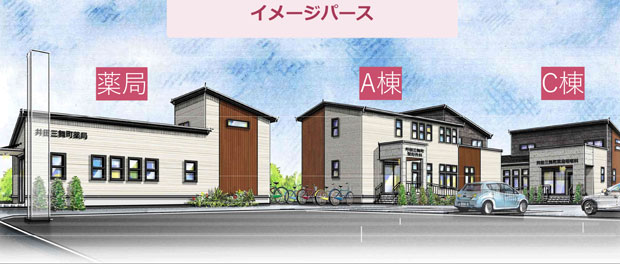 川崎市中原区井田三舞町計画/ テナントC棟